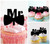TA0243 Mr Wedding Tuxedo Kuchenaufsätze Hochzeit Geburtsta Acryl Cupcake Kuchen Topper für Kuchen Party Dekor 10 Stück