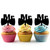 TA0243 Mr Wedding Tuxedo Kuchenaufsätze Hochzeit Geburtsta Acryl Cupcake Kuchen Topper für Kuchen Party Dekor 10 Stück