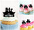 TA0244 Mr Wedding Mustache Kuchenaufsätze Hochzeit Geburtsta Acryl Cupcake Kuchen Topper für Kuchen Party Dekor 10 Stück