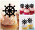 TA0270 Helm Ship Wheel Kuchenaufsätze Hochzeit Geburtsta Acryl Cupcake Kuchen Topper für Kuchen Party Dekor 10 Stück TA0270 Helm Ship Wheel Kuchenaufsätze Hochzeit Geburtsta Acryl Cupcake Kuchen Topper für Kuchen Party Dekor 10 Stück