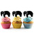 TA0278 Elephant Kuchenaufsätze Hochzeit Geburtsta Acryl Cupcake Kuchen Topper für Kuchen Party Dekor 10 Stück
