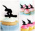 TA0285 Snowboard Snowboarding Kuchenaufsätze Hochzeit Geburtsta Acryl Cupcake Kuchen Topper für Kuchen Party Dekor 10 Stück