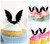TA0311 Angel Wing Kuchenaufsätze Hochzeit Geburtsta Acryl Cupcake Kuchen Topper für Kuchen Party Dekor 10 Stück