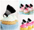 TA0314 Badminton Kuchenaufsätze Hochzeit Geburtsta Acryl Cupcake Kuchen Topper für Kuchen Party Dekor 10 Stück