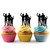 TA0342 Family Dad Mom and Kid Cheer Up Kuchenaufsätze Hochzeit Geburtsta Acryl Cupcake Kuchen Topper für Kuchen Party Dekor 10 Stück
