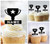 TA0355 Trophy Award Kuchenaufsätze Hochzeit Geburtsta Acryl Cupcake Kuchen Topper für Kuchen Party Dekor 10 Stück