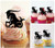 TA0356 Zodiac Capricorn Kuchenaufsätze Hochzeit Geburtsta Acryl Cupcake Kuchen Topper für Kuchen Party Dekor 10 Stück