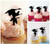 TA0366 Flying Geese Kuchenaufsätze Hochzeit Geburtsta Acryl Cupcake Kuchen Topper für Kuchen Party Dekor 10 Stück