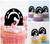 TA0379 Horse Inside Horseshoe Kuchenaufsätze Hochzeit Geburtsta Acryl Cupcake Kuchen Topper für Kuchen Party Dekor 10 Stück