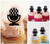 TA0386 Microphone Sing A Song On The Air Kuchenaufsätze Hochzeit Geburtsta Acryl Cupcake Kuchen Topper für Kuchen Party Dekor 10 Stück