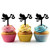 TA0471 Stork Bird Flying Holding Newborn Baby Kuchenaufsätze Hochzeit Geburtsta Acryl Cupcake Kuchen Topper für Kuchen Party Dekor 10 Stück