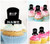 TA0474 Grave RIP Kuchenaufsätze Hochzeit Geburtsta Acryl Cupcake Kuchen Topper für Kuchen Party Dekor 10 Stück
