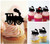TA0506 Train Kuchenaufsätze Hochzeit Geburtsta Acryl Cupcake Kuchen Topper für Kuchen Party Dekor 10 Stück