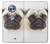 S1852 Pug Dog Hülle Schutzhülle Taschen für Motorola Moto X4