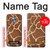 S2326 Giraffe Skin Hülle Schutzhülle Taschen für Motorola Moto X4