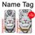 S2553 White Tiger Hülle Schutzhülle Taschen für Motorola Moto X4
