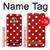 S2951 Red Polka Dots Hülle Schutzhülle Taschen für Motorola Moto X4