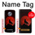 S2955 Wolf Howling Red Moon Hülle Schutzhülle Taschen für Motorola Moto X4