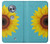 S3039 Vintage Sunflower Blue Hülle Schutzhülle Taschen für Motorola Moto X4