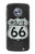 S3207 Route 66 Sign Hülle Schutzhülle Taschen für Motorola Moto X4