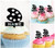 TA0514 Artist Color Palette Kuchenaufsätze Hochzeit Geburtsta Acryl Cupcake Kuchen Topper für Kuchen Party Dekor 10 Stück