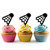 TA0519 Badminton Kuchenaufsätze Hochzeit Geburtsta Acryl Cupcake Kuchen Topper für Kuchen Party Dekor 10 Stück