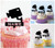 TA0539 CCTV Camera Kuchenaufsätze Hochzeit Geburtsta Acryl Cupcake Kuchen Topper für Kuchen Party Dekor 10 Stück