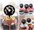 TA0577 Gauge Kuchenaufsätze Hochzeit Geburtsta Acryl Cupcake Kuchen Topper für Kuchen Party Dekor 10 Stück