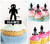 TA0584 Halloween Voodoo Doll Kuchenaufsätze Hochzeit Geburtsta Acryl Cupcake Kuchen Topper für Kuchen Party Dekor 10 Stück