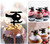 TA0617 Mini Helicopter Kuchenaufsätze Hochzeit Geburtsta Acryl Cupcake Kuchen Topper für Kuchen Party Dekor 10 Stück