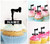 TA0634 Sexy Girl Standing Bend Kuchenaufsätze Hochzeit Geburtsta Acryl Cupcake Kuchen Topper für Kuchen Party Dekor 10 Stück