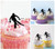 TA0639 Skiing Ski Kuchenaufsätze Hochzeit Geburtsta Acryl Cupcake Kuchen Topper für Kuchen Party Dekor 10 Stück