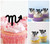 TA0669 Zodiac Virgo Kuchenaufsätze Hochzeit Geburtsta Acryl Cupcake Kuchen Topper für Kuchen Party Dekor 10 Stück
