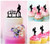 TC0049 Happy Birthday Sexy Pole Dance Girl Kuchenaufsätze Hochzeit Geburtsta Acryl Cupcake Kuchen Topper für Kuchen Party Dekor 11 Stück