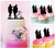 TC0096 You and Me Romantic Love Kuchenaufsätze Hochzeit Geburtsta Acryl Cupcake Kuchen Topper für Kuchen Party Dekor 11 Stück