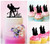 TC0149 Our Happiness Family Kuchenaufsätze Hochzeit Geburtsta Acryl Cupcake Kuchen Topper für Kuchen Party Dekor 11 Stück