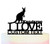 TC0192 I Love Kangaroo Australia Kuchenaufsätze Hochzeit Geburtsta Acryl Cupcake Kuchen Topper für Kuchen Party Dekor 11 Stück