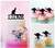 TC0192 I Love Kangaroo Australia Kuchenaufsätze Hochzeit Geburtsta Acryl Cupcake Kuchen Topper für Kuchen Party Dekor 11 Stück