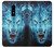 S0752 Blue Fire Grim Wolf Hülle Schutzhülle Taschen für OnePlus 6