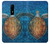 S1249 Blue Sea Turtle Hülle Schutzhülle Taschen für OnePlus 6