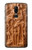 S1307 Fish Wood Carving Graphic Printed Hülle Schutzhülle Taschen für OnePlus 6