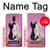 S1832 Love Cat Hülle Schutzhülle Taschen für OnePlus 6