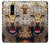 S1932 Blue Eyed Leopard Hülle Schutzhülle Taschen für OnePlus 6