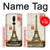 S2108 Eiffel Tower Paris Postcard Hülle Schutzhülle Taschen für OnePlus 6