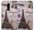 S2211 Paris Postcard Eiffel Tower Hülle Schutzhülle Taschen für OnePlus 6