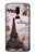 S2211 Paris Postcard Eiffel Tower Hülle Schutzhülle Taschen für OnePlus 6
