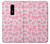 S2213 Pink Leopard Pattern Hülle Schutzhülle Taschen für OnePlus 6