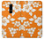 S2245 Hawaiian Hibiscus Orange Pattern Hülle Schutzhülle Taschen für OnePlus 6