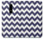 S2345 Navy Blue Shavron Zig Zag Pattern Hülle Schutzhülle Taschen für OnePlus 6
