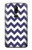 S2345 Navy Blue Shavron Zig Zag Pattern Hülle Schutzhülle Taschen für OnePlus 6